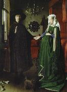 Jan Van Eyck makarna arnolfinis trolovning china oil painting reproduction